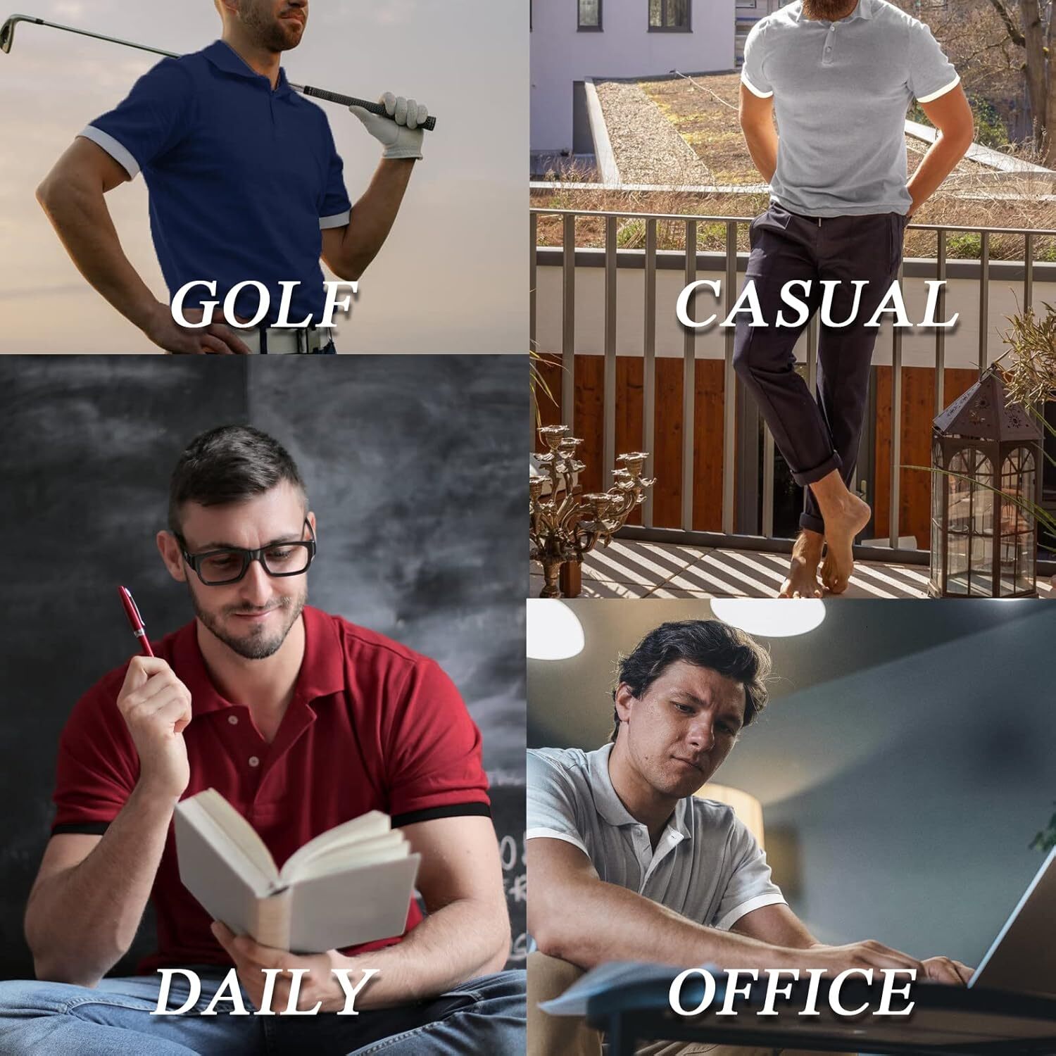 Mens Polo shirt Men's Short Sleeve Slim-fit Cotton Golf Polo Shirts Basic Designed Polos shirts tshirt Casual tops summer clothes