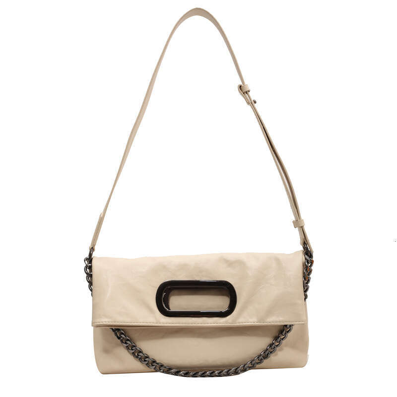 High Beauty 2024 New Fashionable Handbag Maillard Commuter Shoulder Large Capacity Crossbody Bag for Women