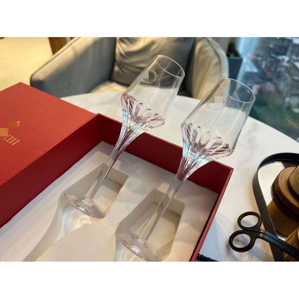 Praise Of Light Cognac Wine Glass Crystal Tall Whiskey Smell Cup Gift Box Set 12315