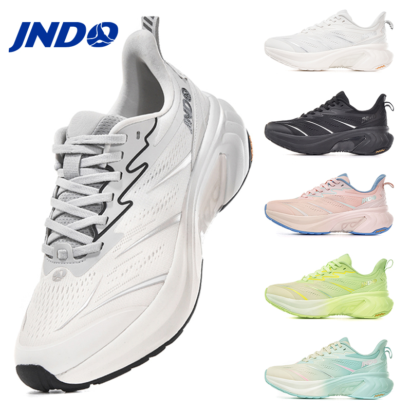 2025 Designer Mens Trainers JNDO Petrel City Running Shoes Coral Light Grey White Black Sea Salt Green Fashion Luxury thick-soled non-slip Outdoor Men