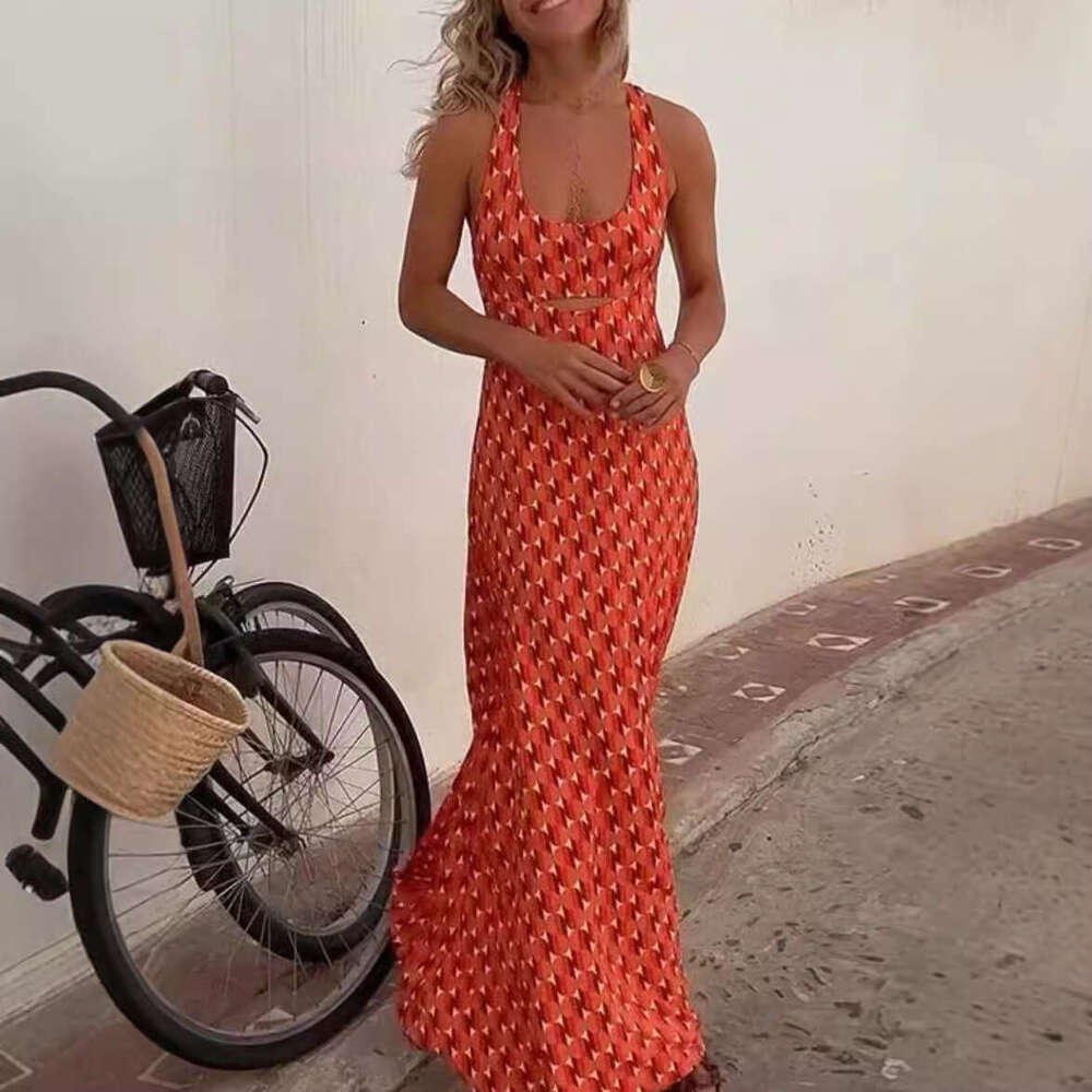 Summer Dresses Fulllace Sexy Buttock Plus Size Womens Clothing Maxi Dress Women Dress 2025 New Popular Womens Clothing Comfortable Slim Fit Printed Lo