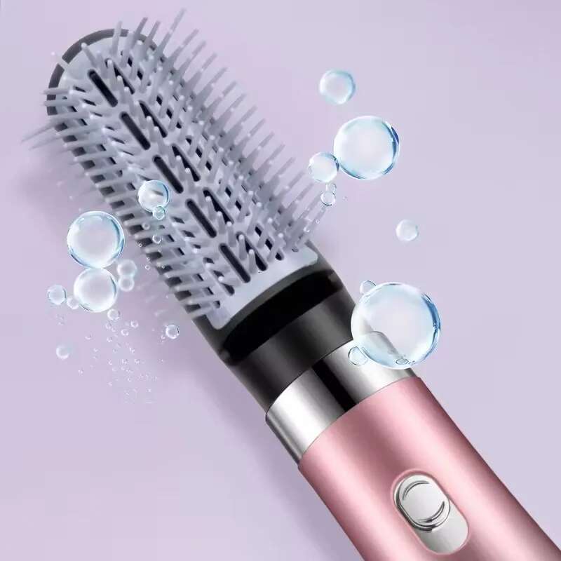 Tinsol professional iron 3 in 1 hot air comb curling straightener roller hair dryer brush