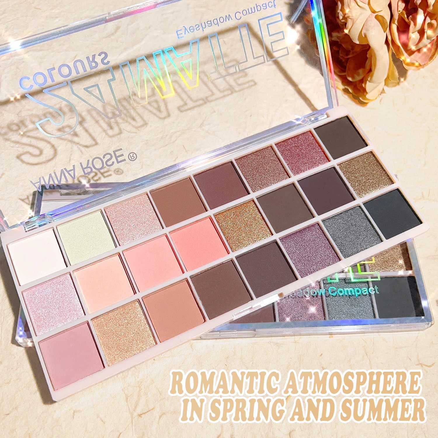 24 color multi-color eyeshadow palette highly pigmented brown nude waterproof for Valentines Day eye makeupXJ250520