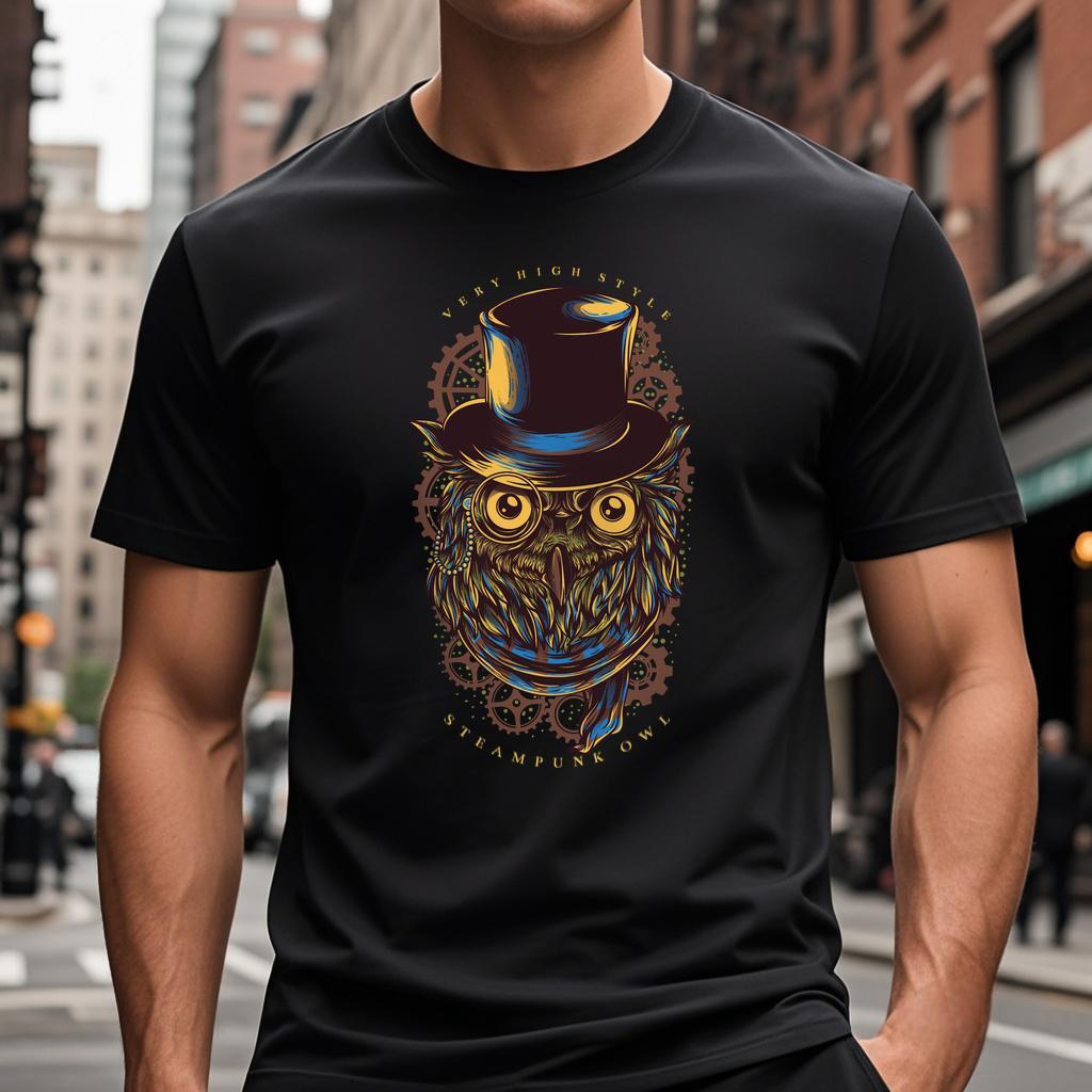 ddmythur Round collar Men Cotton crow S-3XL T Shirts black Graphics White Short sleeve