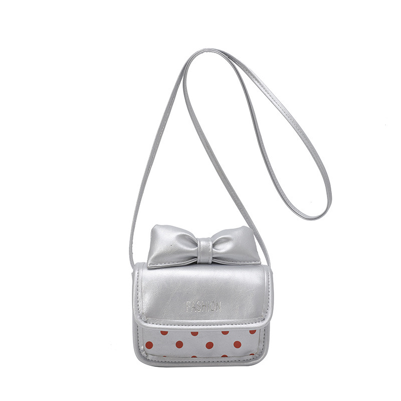 Free Delivery Designer Bag Korean Version Instagram Girl Mini 2025 New Cute Polka Dot Bow Small Square High End Sense Crossbody Luxury Bag