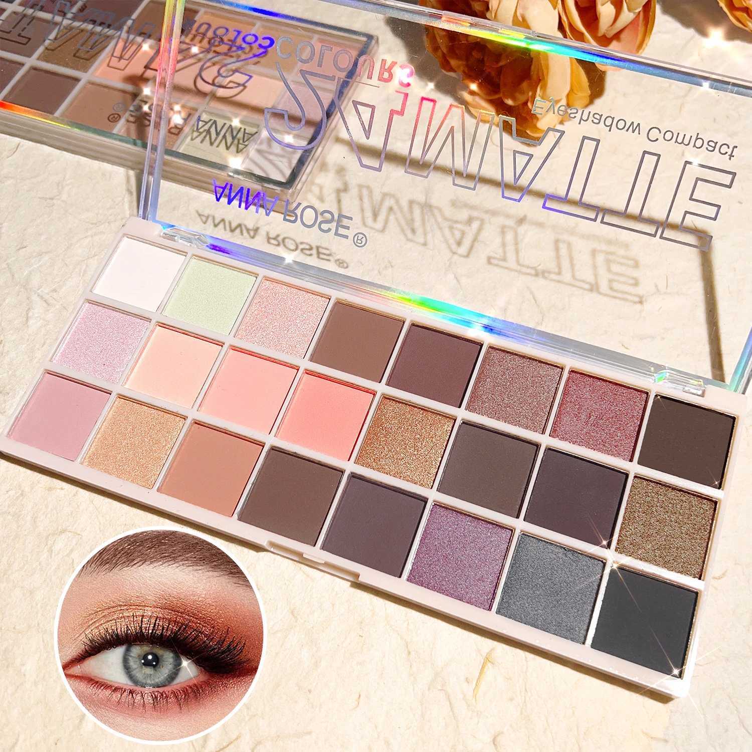 24 color multi-color eyeshadow palette highly pigmented brown nude waterproof for Valentines Day eye makeupXJ250520