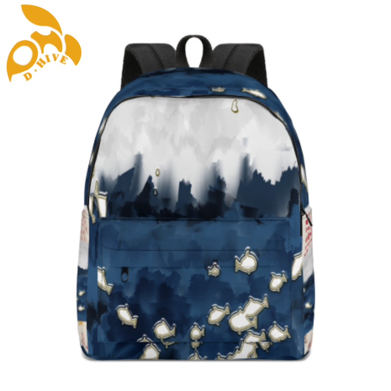 Free shipping NO designer custom beige, white and black lightweight, high-quality half-width lightweight student schoolbag