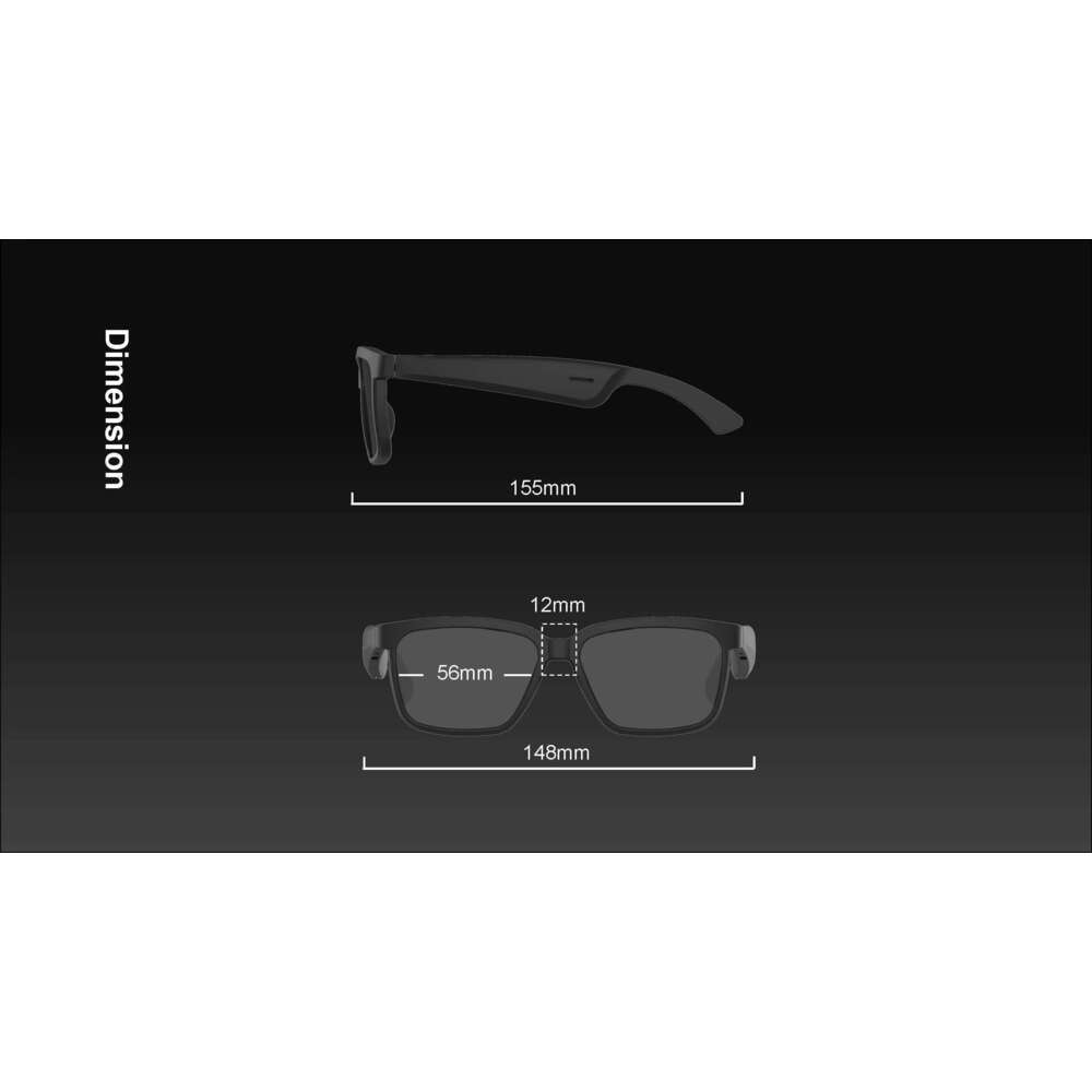 Polarized Wireless Audio Bluetooth Sunglasses with TWS Earphones Smart Glasses