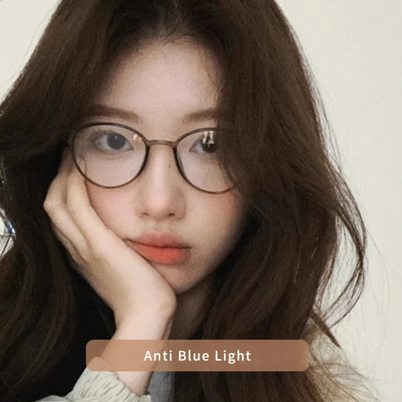 MOMOJA n Retro Round Optical Prescription Ultra Light Comfortable Glasses Frames For Men And Women 7122 250515