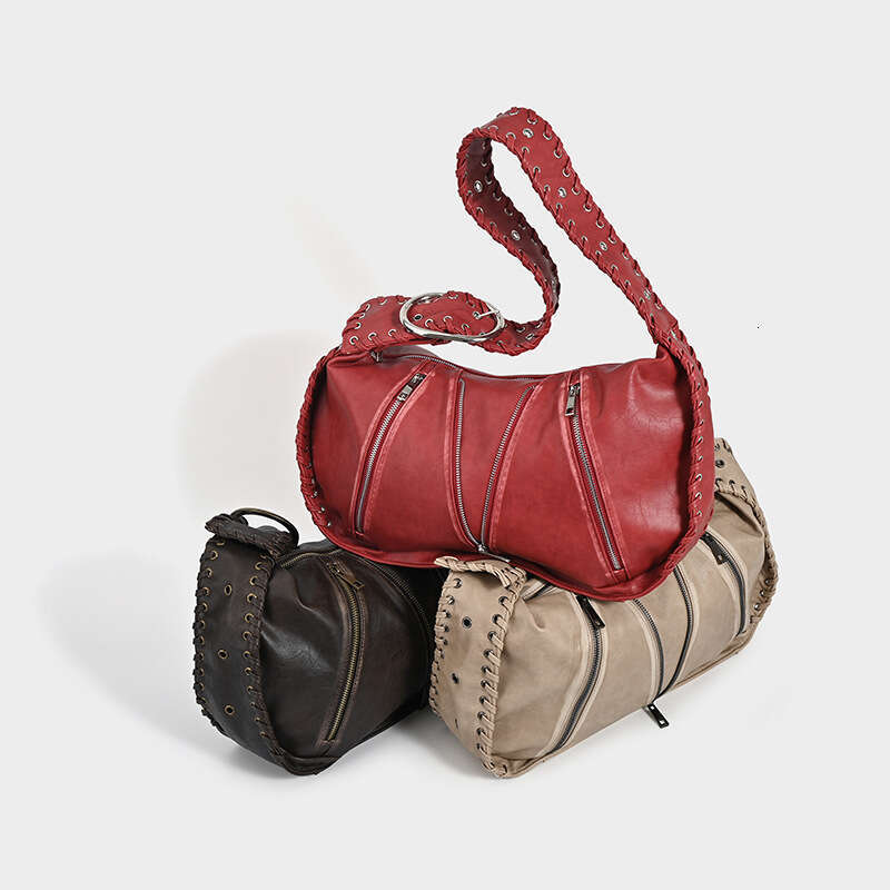 Women's Bags Designer Guangzhou Women's Woven Red Armpit New Niche Design, Large Capacity Commuting Shoulder Bag