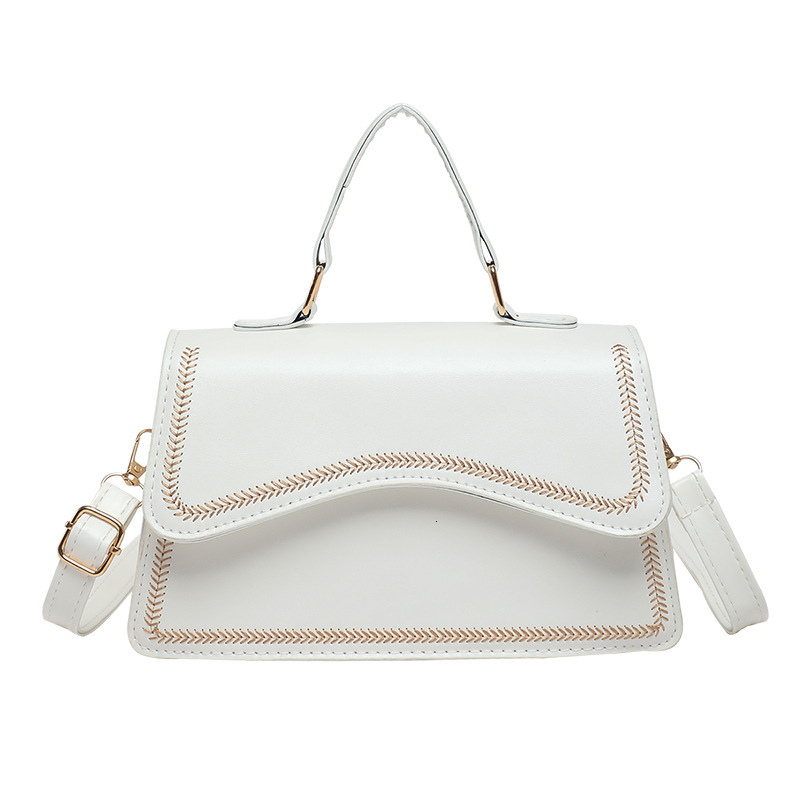 Free Delivery Designer Bag Artistic Fashion Shoulder Crossbody 2025 Niche Design Irregular Hand Casual Small Square Trend Luxury Bag8520