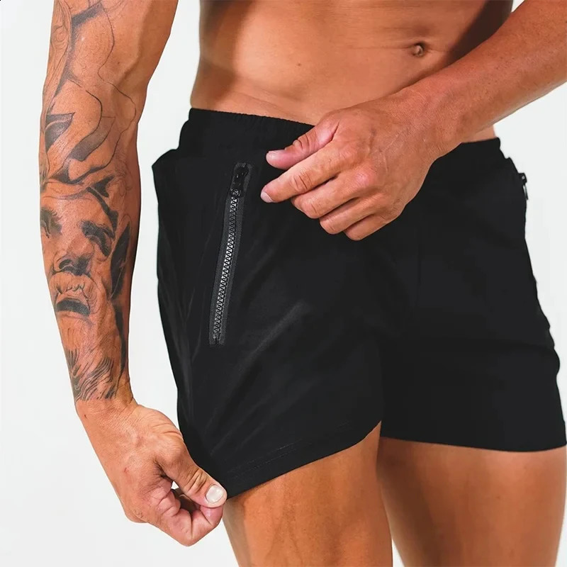 Mens Swim Trunks with Zipper Pockets Mesh Liner Summer Beach Board Shorts Quick Dry Swimming Bathing Suit Swimsuit Swimwear 250516Z