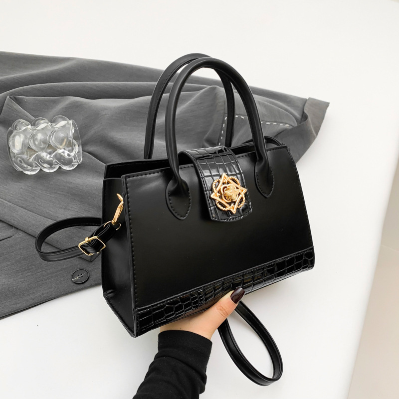 Free Delivery Designer Bag Small Niche High End Tote 2025 Winter New Fashion Large Capacity Crocodile Pattern Versatile Commuting Crossbody Luxury Bag
