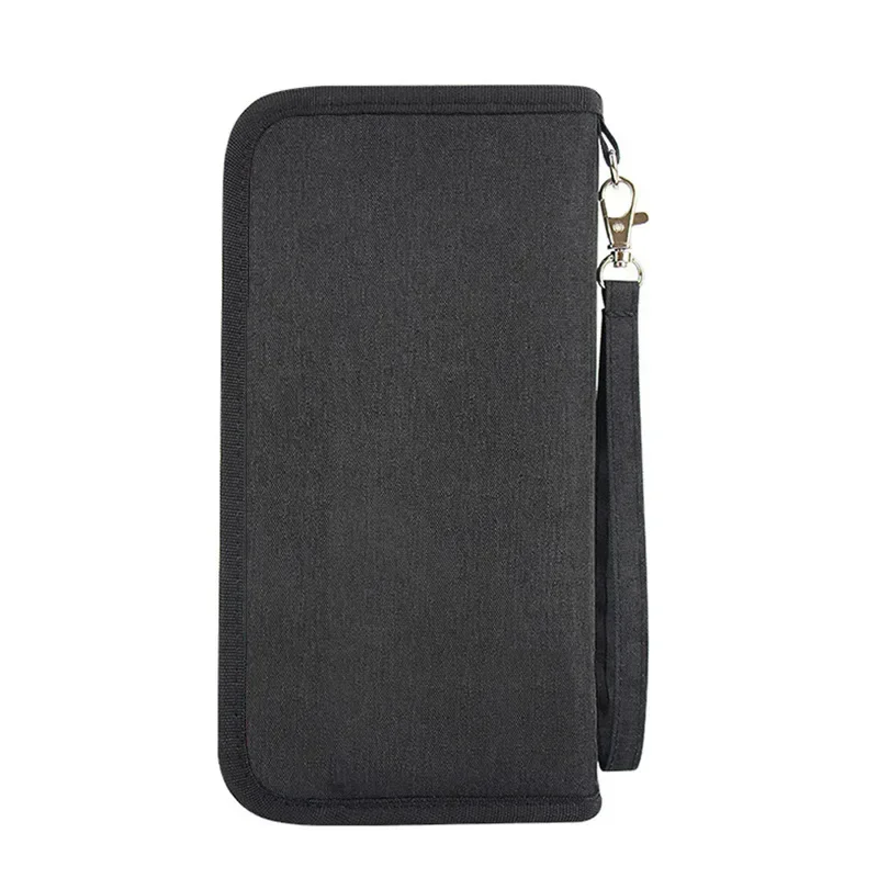 Travel Wallet Family Passport Holder ID Card Case Document Bag Organizer Travel Accessories Multifunction Purse Cardholder