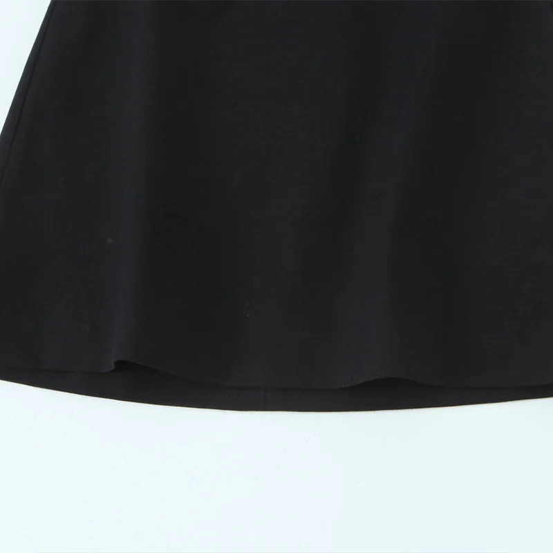 Willshela Women Fashion Black Backless Zipper ALine Mini Dress Vintage Thin Straps Square Collar Female Chic Lady Dresses 250520