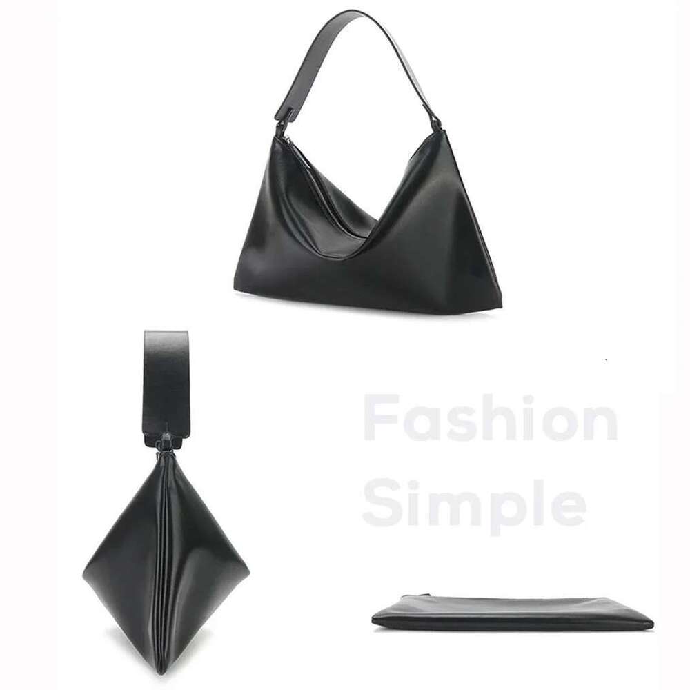 New Simple Style Women's Genuine Split Cow Leather Slim Shoulder Underarm Envelope Bag