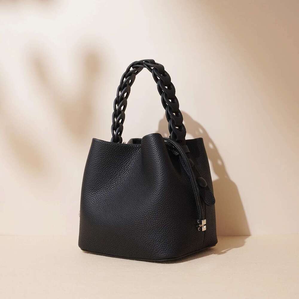 Genuine Leather Fashion Women Small Shoulder Crossbody Brown Bags Designer High Quality Gray Handbag for Woman