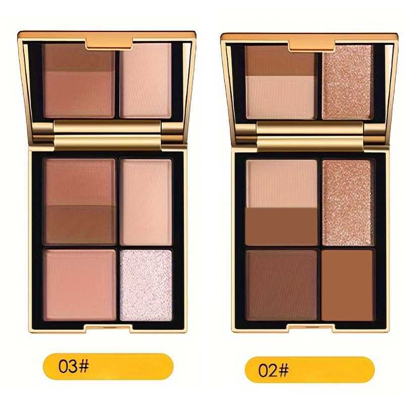 5-Color Magic Eyeshadow Palette - Versatile Brown Tones Matte Shimmer Finish Long-Lasting Eye Makeup Kit Ideal GiftXJ250520