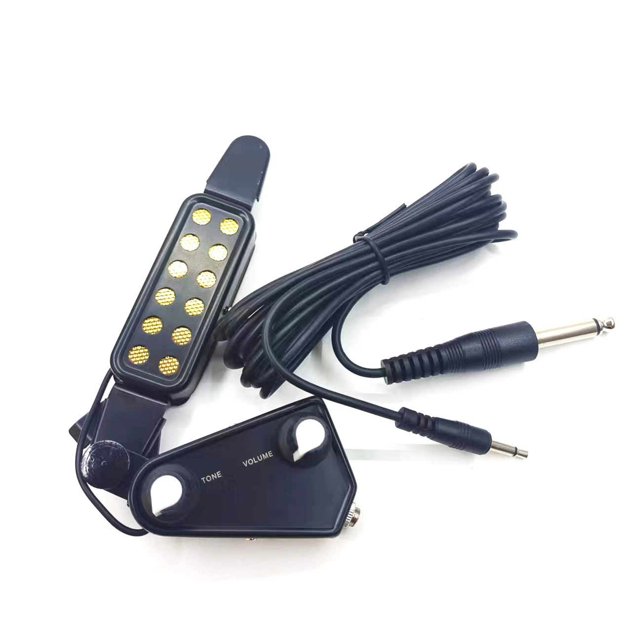 Guitar Card Edge Pickup with Three-Meter Linking Line for Wood Acoustic Guitars