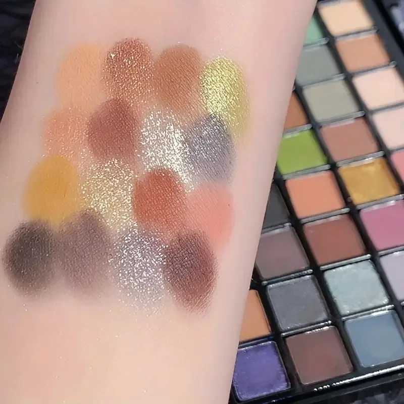 40 Colors Shimmer Eyeshadow Palette Matte Glitter Pigment Eye Shadows Wterproof Korean Eye Makeup Palette CosmeticsXJ250520