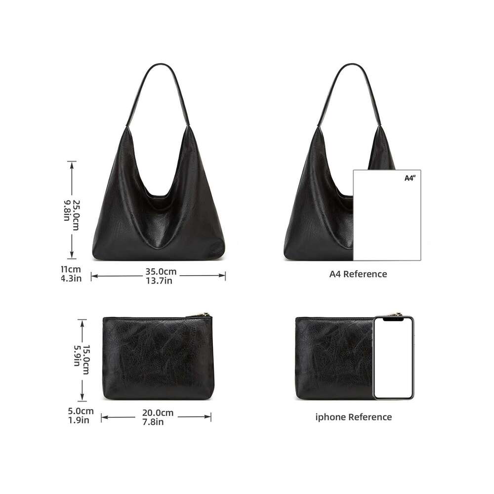New 100 Hand Bill Of Lading Shoulder Women's Retro Simple Large Tote Bag