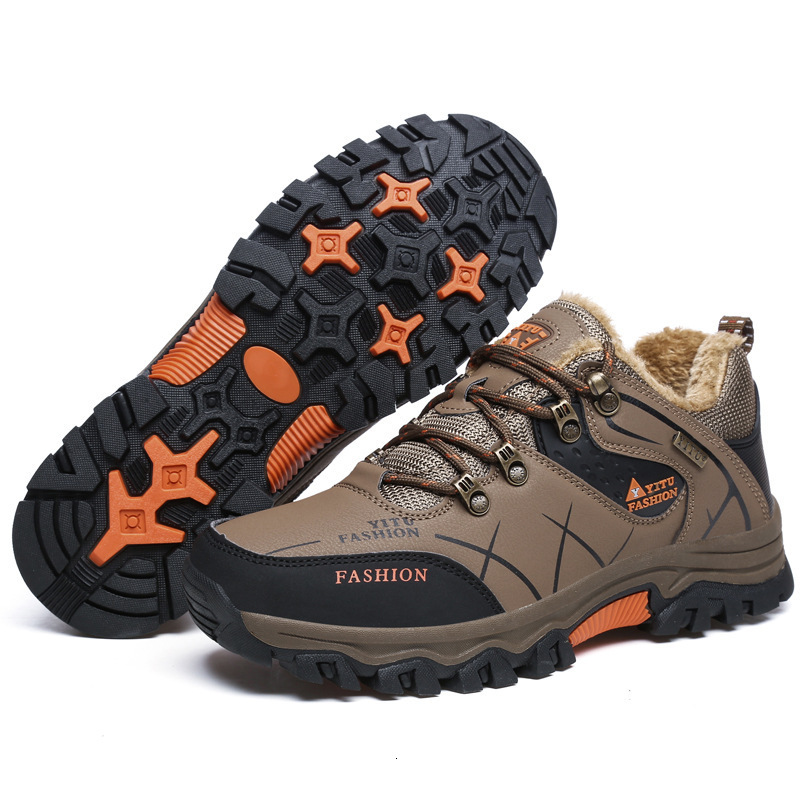 New autumn and winter men's shoes, outdoor sports shoes, hiking shoes, men's plus size travel shoes, casual shoes