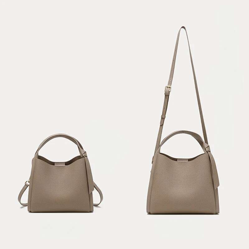 2025 Women's Genuine Leather Tote - Premium Cowhide Handbag for Office Commute, Large Capacity, Versatile Shoulder Bag
