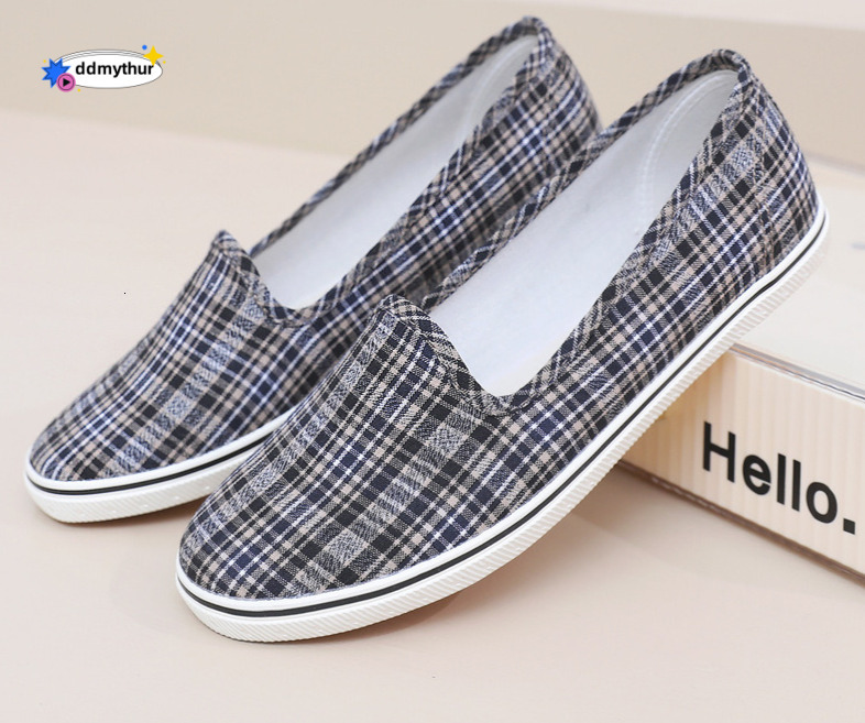 Lutai casual women, soft soled that are not tiring feet, lazy for mothers, women's flat shoes, work shoes ddmythur