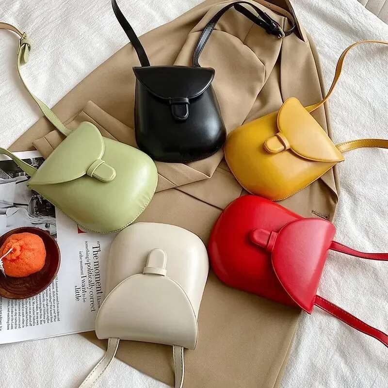 New Women's Large Capacity Shoulder Fashion Small Crossbody Hard Pu Leather Messenger Bags Handbags For Women