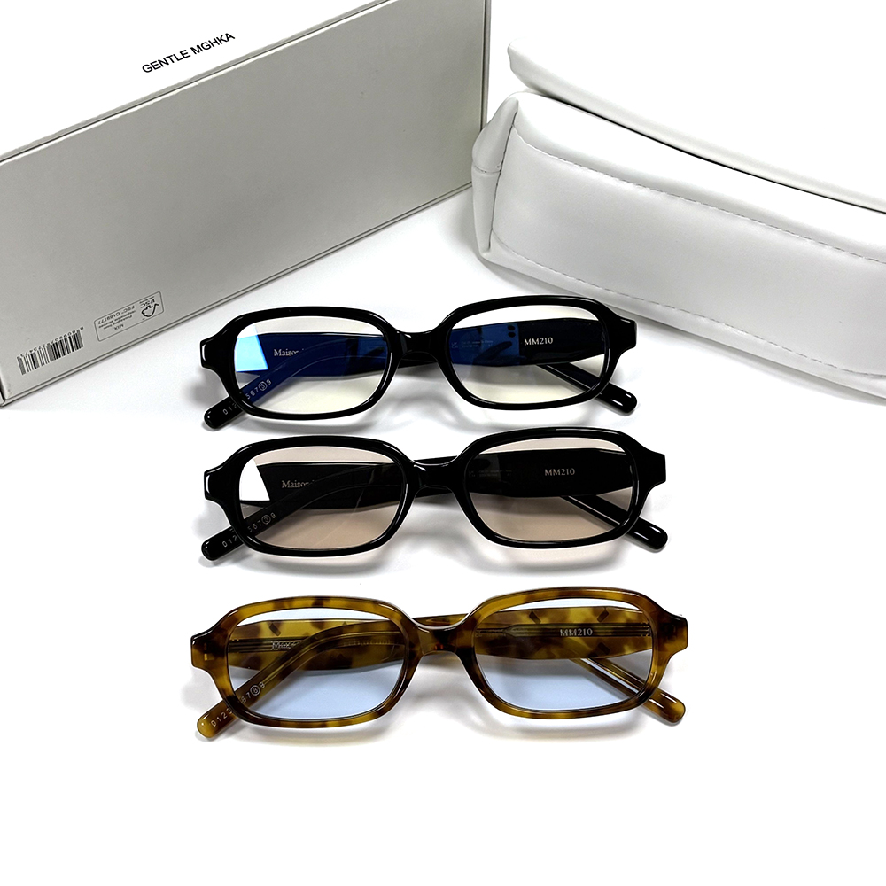 New Fashion GENTLE MGHKA Retro Optical rimless Glasses Alloy Round MM210 Eyeglasses uv400 men women GM Glasses Frame computer eyewear myopia eyeglasses
