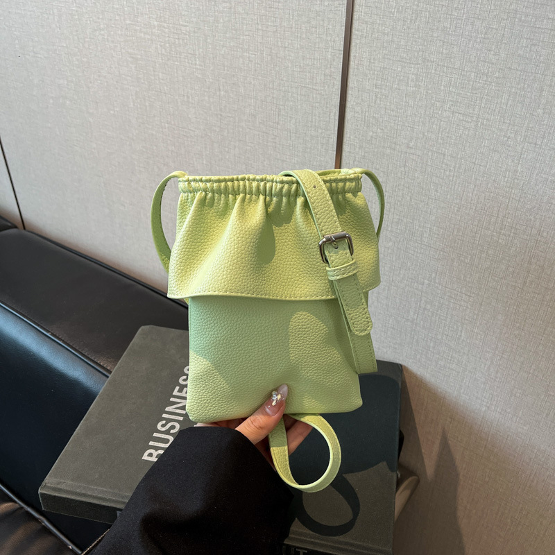 2025 New Summer Exquisite Popular Women's Bag New Multi functional Popular Mobile Phone Bag Mini Folded Skirt Single Shoulder Crossover Mobile Ph