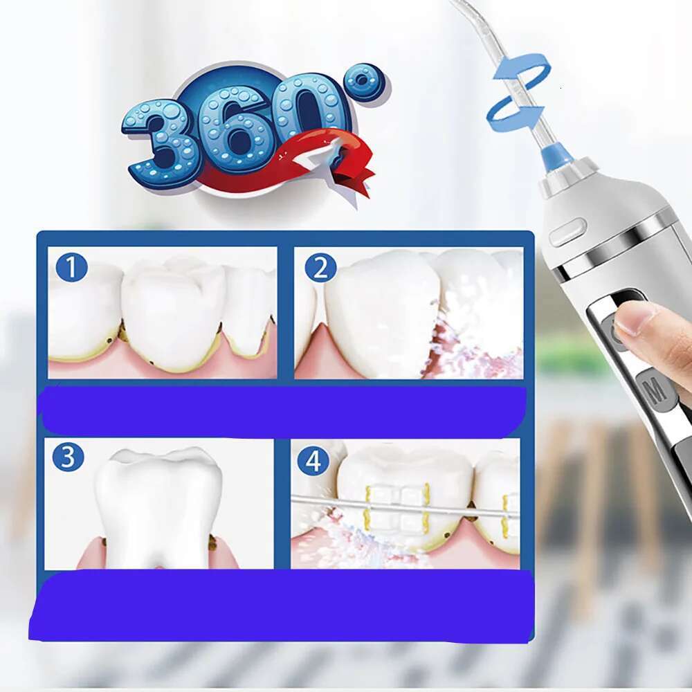 Electric Portable Household Smart Tooth Cleaner Oral Rinse Water Flosser
