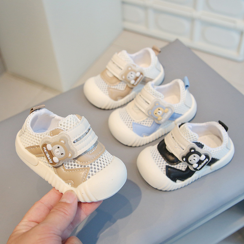 Ddmyshoesvip Baby Toddler Walking Spring Summer Breathable Mesh Both Men And Women Baby Cartoon Cute Soft Sole Single Shoes For Children