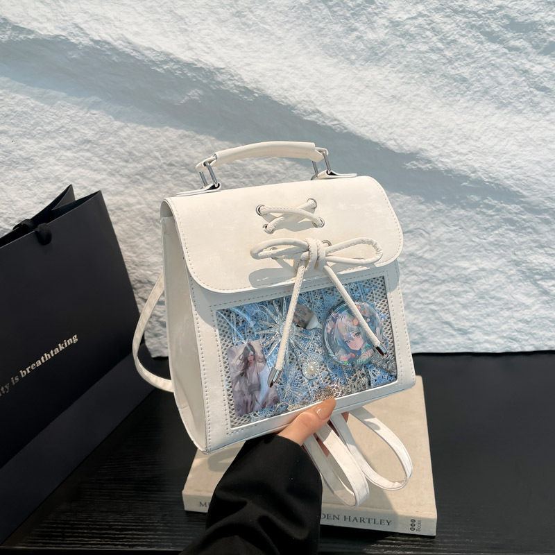 Designer Bag Luxury Bag Free Delivery Daily Commuter Single Shoulder Crossbody Spring Elegant Shoulder Bag Transparent Backpack Small Square For Women