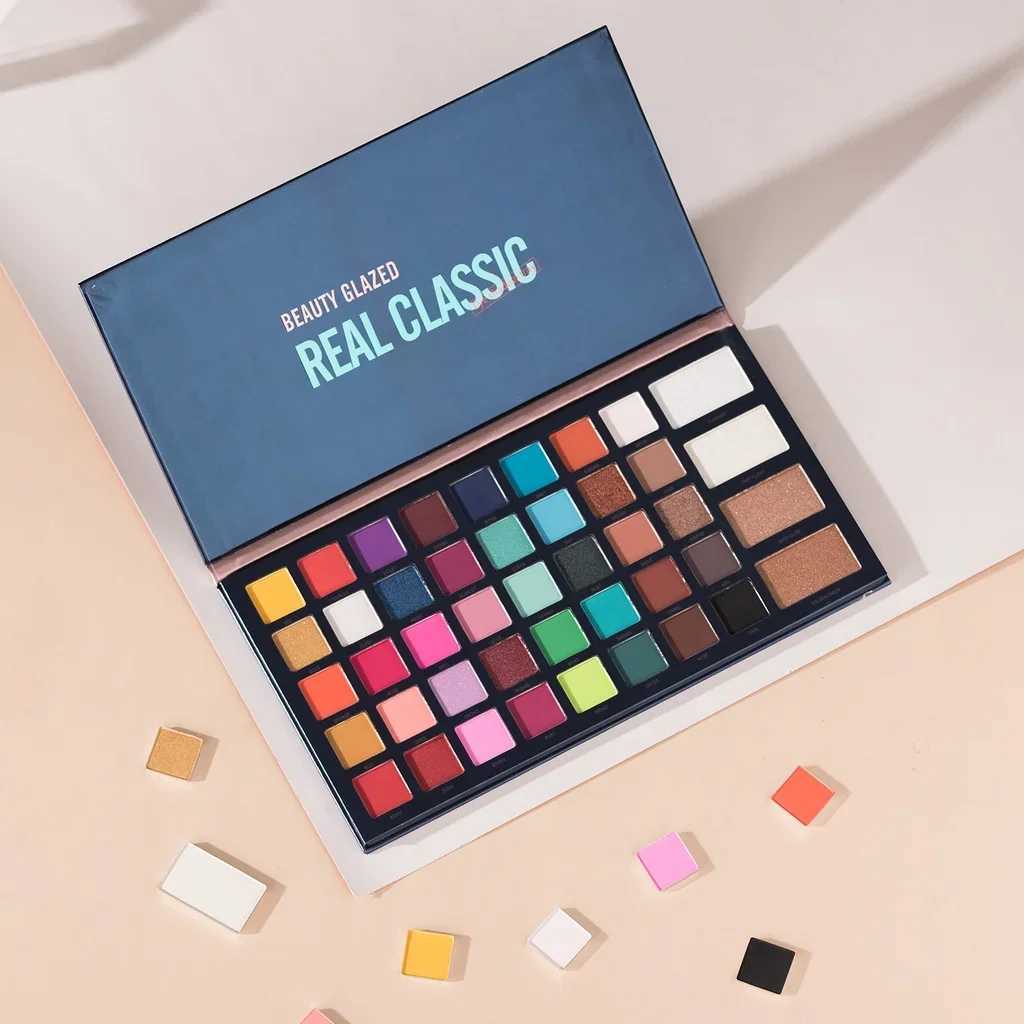 BEAUTY GLAZED REAL CLASSIC Eye Shadow Waterproof Earth Color Multicolor Makeup Palette Easy to Color Eyeshadow PaletteXJ250520