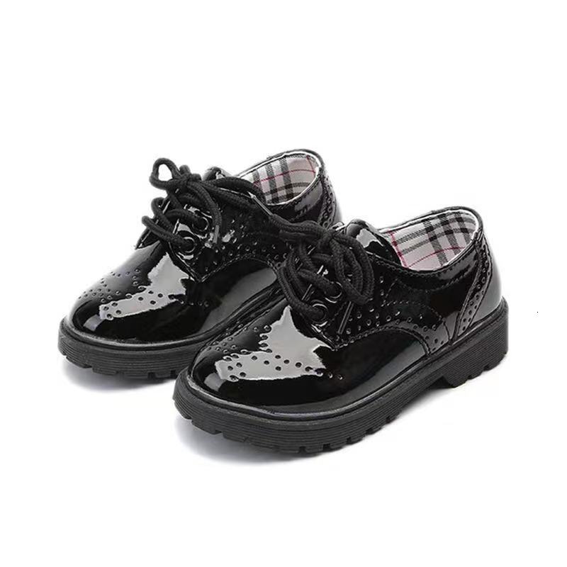 Ddmyshoesvip Children S Spring And Autumn Boys Black Dance British Style Small Leather Shoes Girls Wedding Versatile Performance Shoe Trend