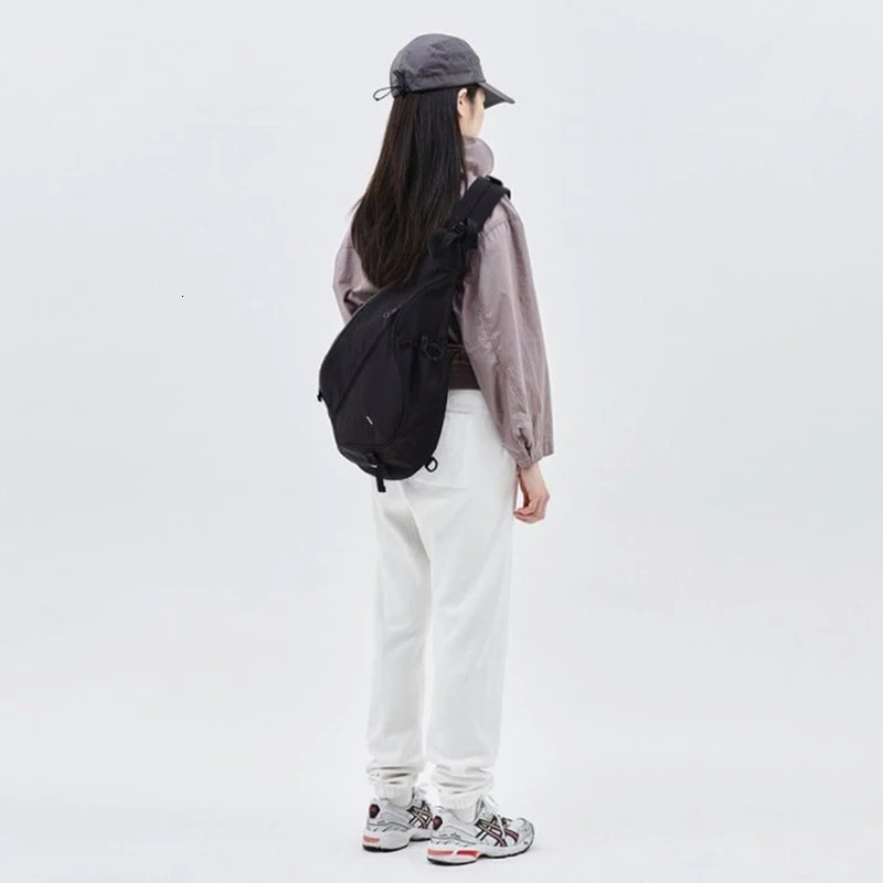 Large Capacity Mens Chest Pack Casual Hip Hop Travel Unisex Crossbody Bag High Quality Nylon Storage Shoulder Bag 250603ww