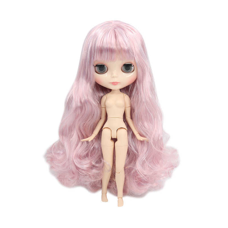 free shipping ICY DBS Blyth doll White Skin Glossy Matte face Joint body with hand set A B 1/6 bjd suitable diy makeup Special price