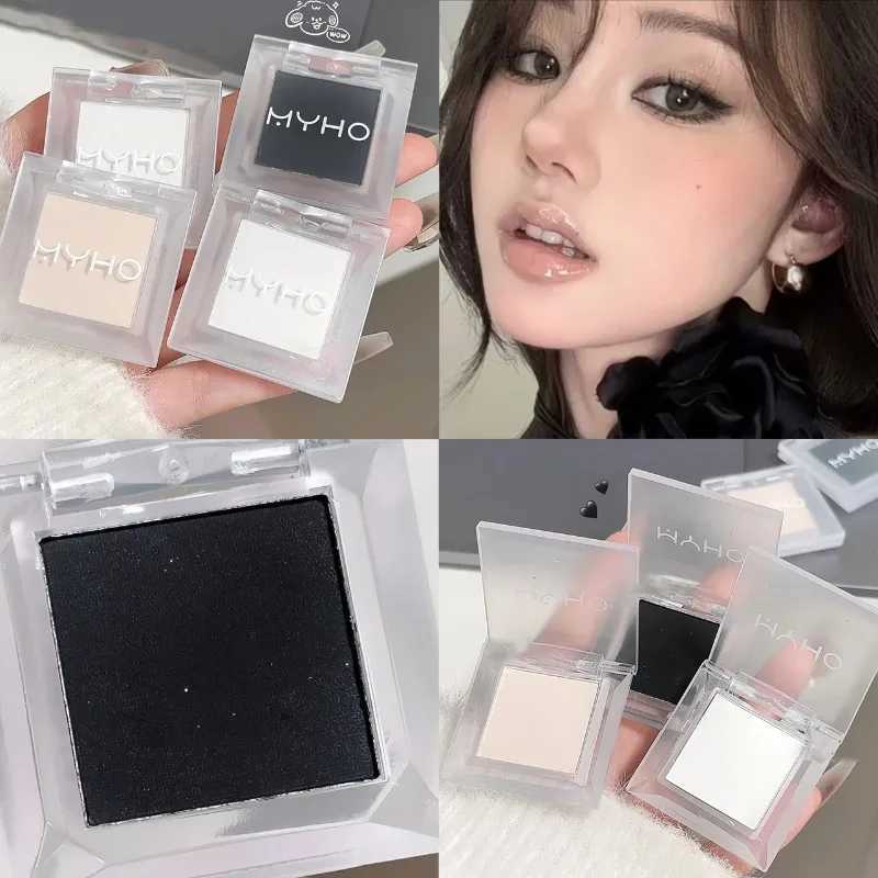 Matte White Face Highlighter Palette Pearly Jade Smokey Eyeshadow Palette Multifunctional Brighten Face Eye Makeup CosmeticsXJ250520