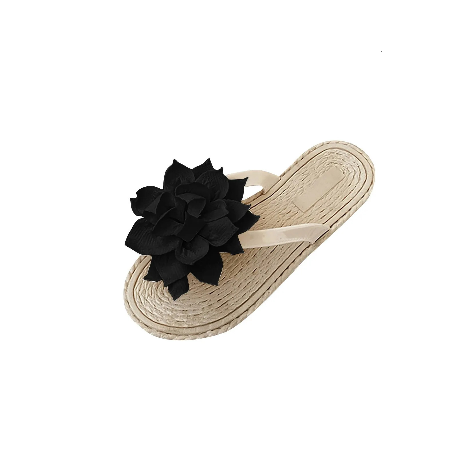 Womens Summer Outerwear Fashion Flower Flip-flops Non-slip Soft Bottom Seaside Vacation Beach Shoes Flip-flops For Women 250519