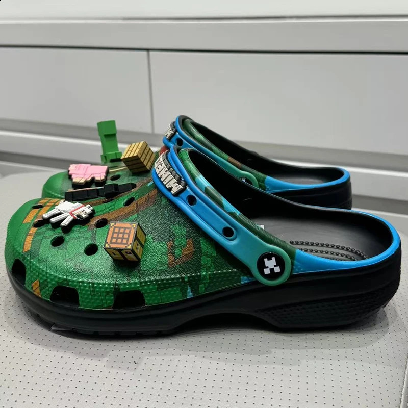 My World Anime Game Children Adult 3d Home Beach Shoes Summer Slippers Hole Sandals Slippers Eva Sandals For Kids Gift 250519