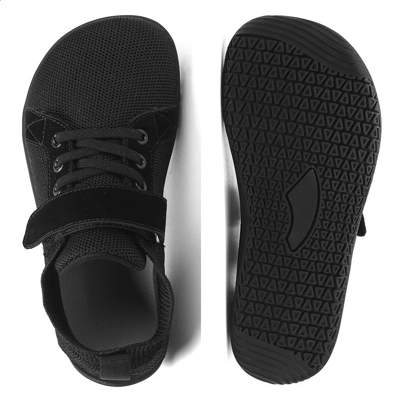 REXSVAN LittleBig Kids Minimalist Barefoot Shoes Zero Drop Wide Sneaker for BoysGirls 250519