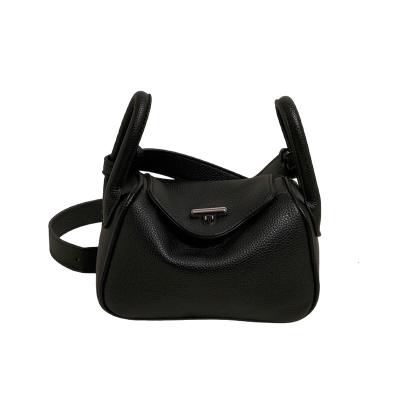 High end lychee patterned fashionable hand-held for women 2025 new trend versatile and stylish light luxury single shoulder crossbody bag