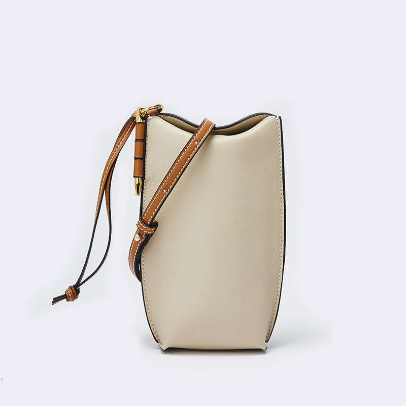 New Fashionable Mini Genuine Leather Women's Bag Single Shoulder Crossover Mobile Phone Bag For Women