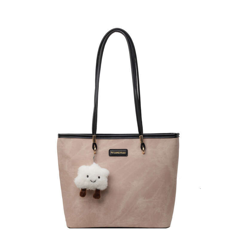 Large Capacity Women Fashionable Shoulder with Advanced Sense for College Students' Class Commuting Tote Bag 2025 New Casual Versatile Fashion Cl
