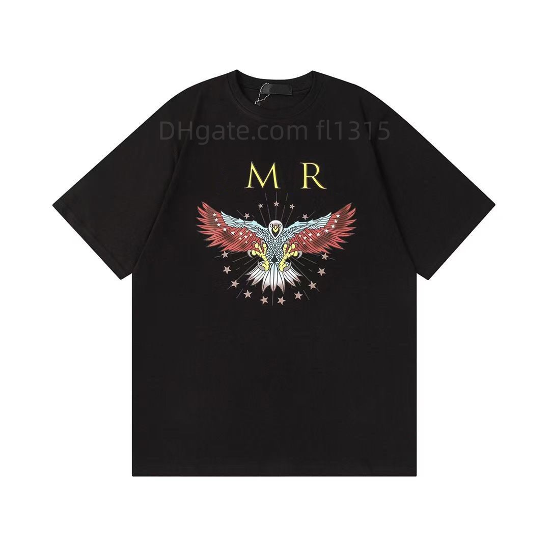 Men's Women's T-Shirts New Designer Shirt Eagle letters Printing designer Tshirt 100% Cotton Amiring High-quality Street Short Sleeved Couple Tees tops