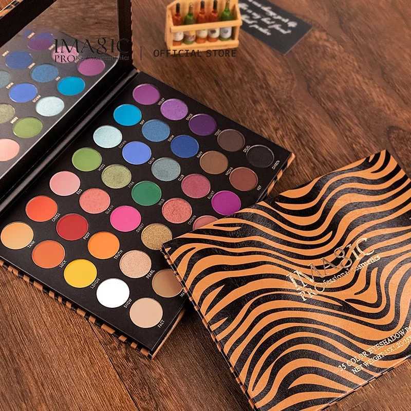 IMAGIC 35 color eyeshadow palette waterproof matte glitter eye shadow primer luminous eyeshadow ladies gift Qual Codigo RastreioXJ250520