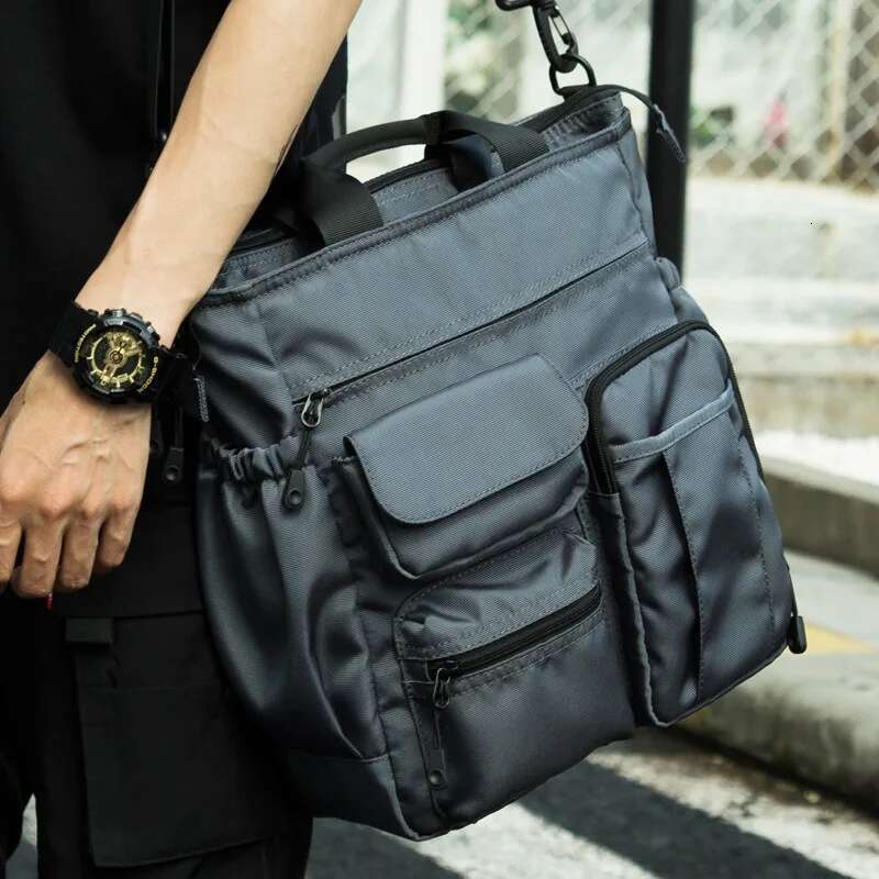 Oxford Crossbody Multifunctional Shoulder Bag For Business Travel/Casual Use Stylish Laptop Briefcase With Adjustable Strap