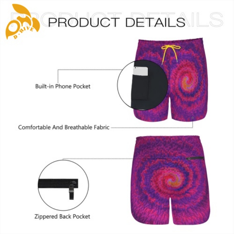 Free Shipping Summer New Fashion designer men's polyester short sport beach pants outdoor swiming size S-3XL