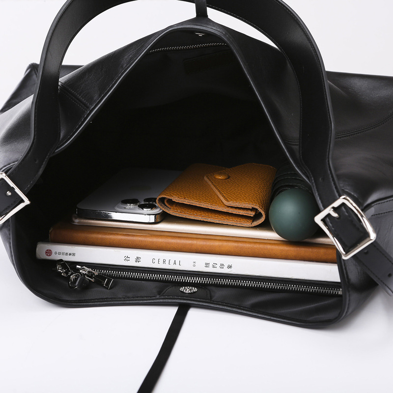 Free Shipping Designer Bag Women's Shoulder Bag New Black Warrior Tote Bag Urban High-end Simple And Versatile Commuting Handbag Shopping Bag